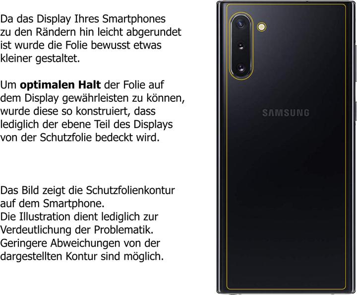 Actual product image Dipos Screen Protector Anti-Glare (6 Piece, Samsung Galaxy Note 10)