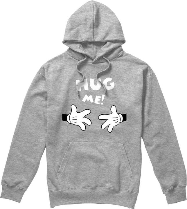Actual product image Disney Mens Hug Me Mickey Mouse Valentine's Day Hoodie (L)