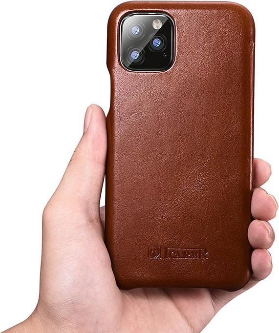 Immagine prodotto iCarer Etui cuir avec rabat brun foncé (Apple iPhone 11)