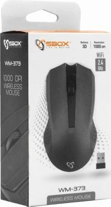 Actual product image Sbox WM-373B black mouse (Wireless)
