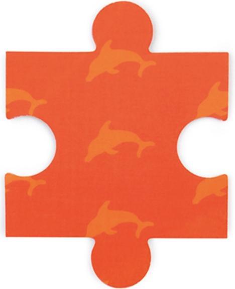 Actual product image Scratch Shape Puzzle Pelican 24 pieces (24 pieces)