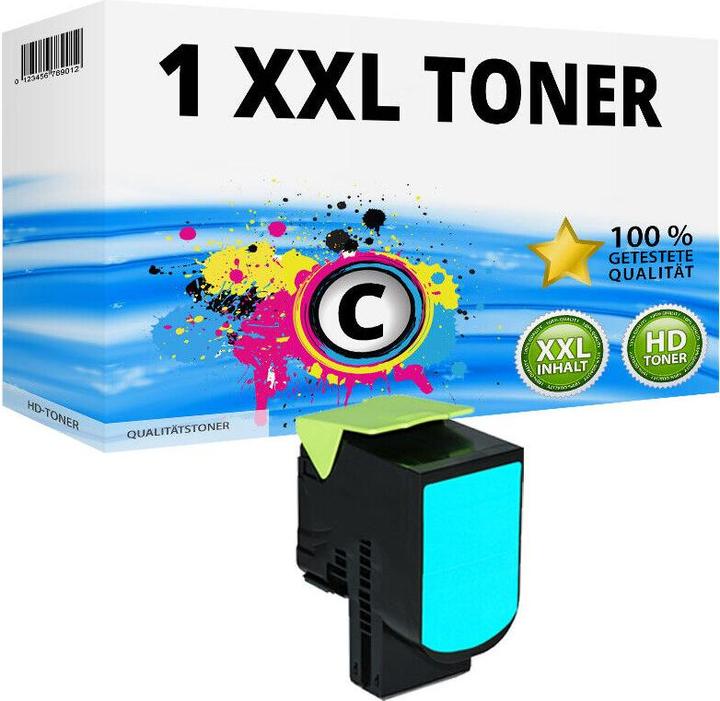 Actual product image Druckfuxx XXL Toner für LEXMARK C 2535 DW MC 2535 ADW MC 2424 DW C 2425 DW MC 24