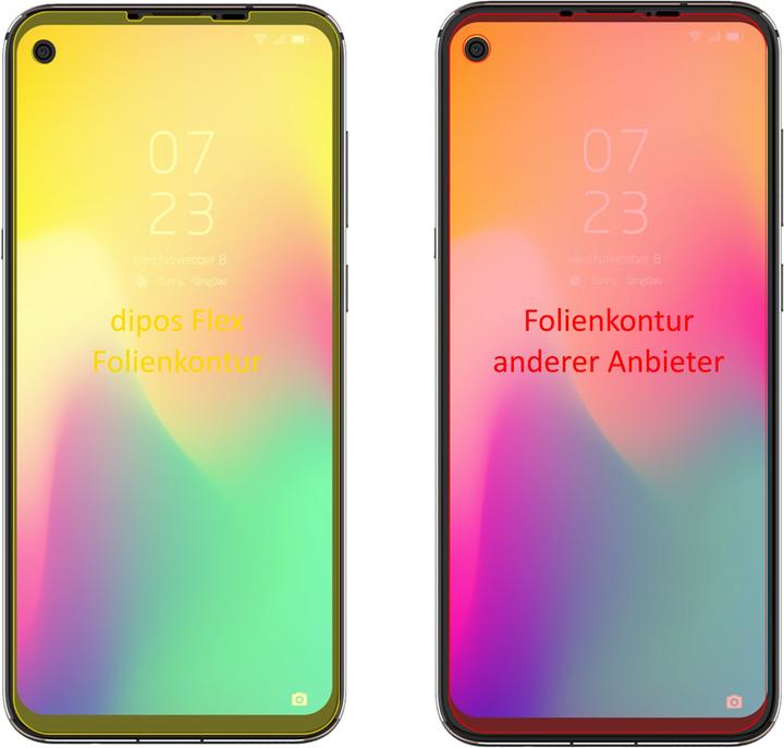 Produktbild Dipos Displayschutzfolie Full-Cover 3D (2 Stück, Hisense Infinity U30)