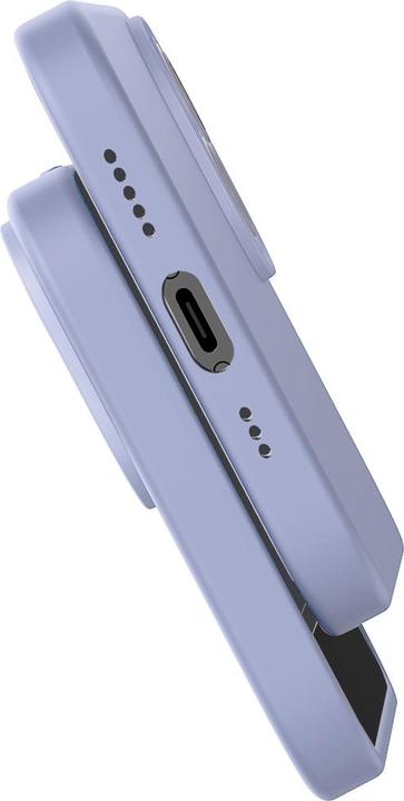 Actual product image Baseus Liquid Silica Gel Case for iPhone 14 Plus (lavender)+ tempered glass + cleaning kit (Apple iPhone 14 Plus)