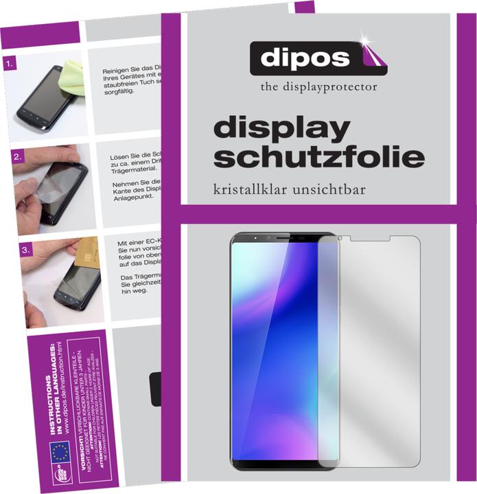 Produktbild Dipos Displayschutzfolie Crystalclear (2 Stück, Cubot X18 Plus)