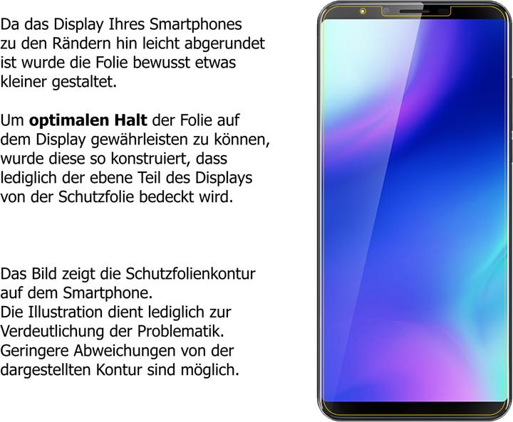Produktbild Dipos Displayschutzfolie Crystalclear (2 Stück, Cubot X18 Plus)