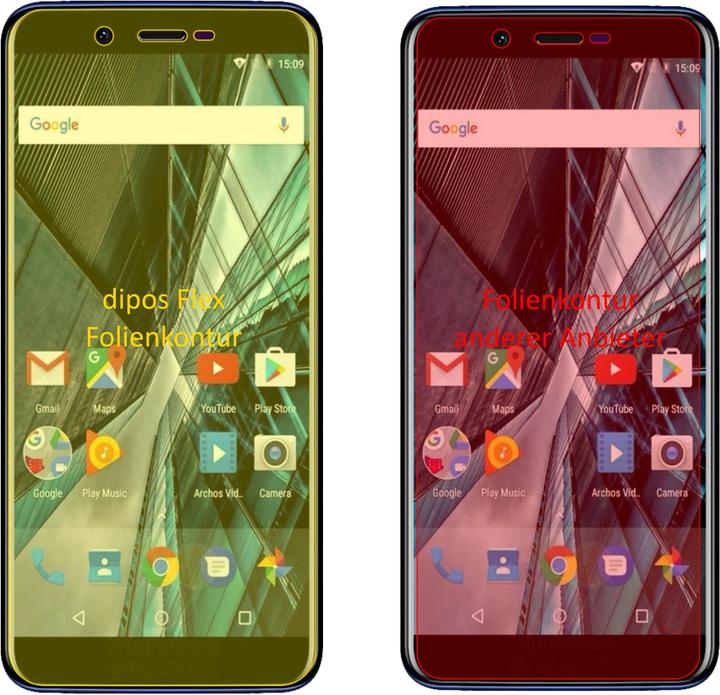 Image du produit Dipos Film de Protection d’écran Full-Cover 3D (2 pièce(s), Archos Core 57S)
