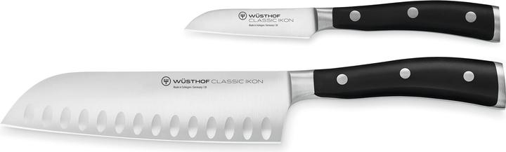 Image du produit Wüsthof Classic Ikon Ensemble de couteaux Santoku Couteau à légumes (17 cm)