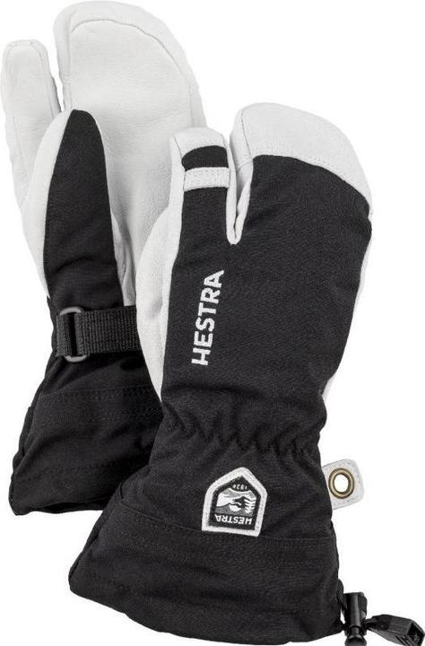 Actual product image Hestra Kid's Army Leather Heli Ski 3 Finger (5)