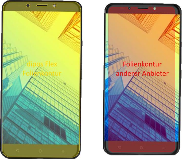 Immagine prodotto Dipos Pellicola Protettiva Full-Cover 3D (3 Pezzo/i, Alcatel A7 XL)