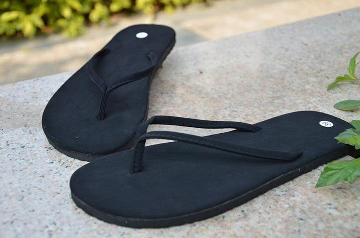 Hermex Women Sexy Flip Flop Sandalen Sandaletten Flipflop Schwarz / Grösse 37 (37)