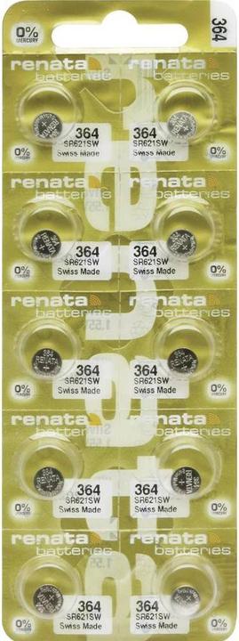 Immagine prodotto Renata Celle a bottone MP-E 364 (10 pz., SR60, 20 mAh)