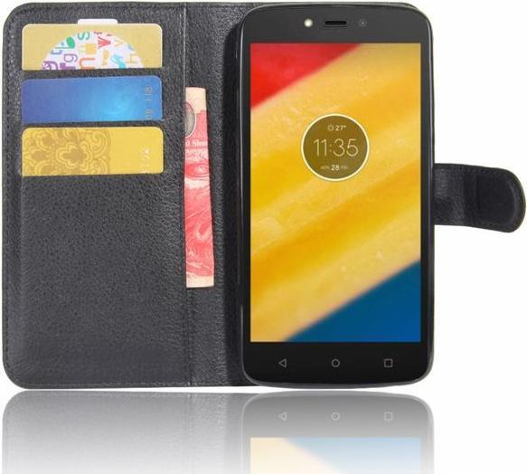 Produktbild MU Classic Lederhülle mit Litchitextur (Motorola Moto C Plus)