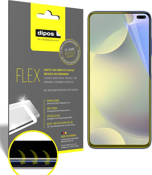 Produktbild Dipos Displayschutzfolie Full-Cover 3D (2 Stück, Xiaomi Redmi K30i 5G)