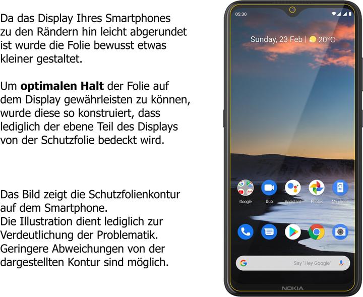 Image du produit Dipos Film de Protection d’écran Anti-reflet (6 pièce(s), Nokia 5.3)