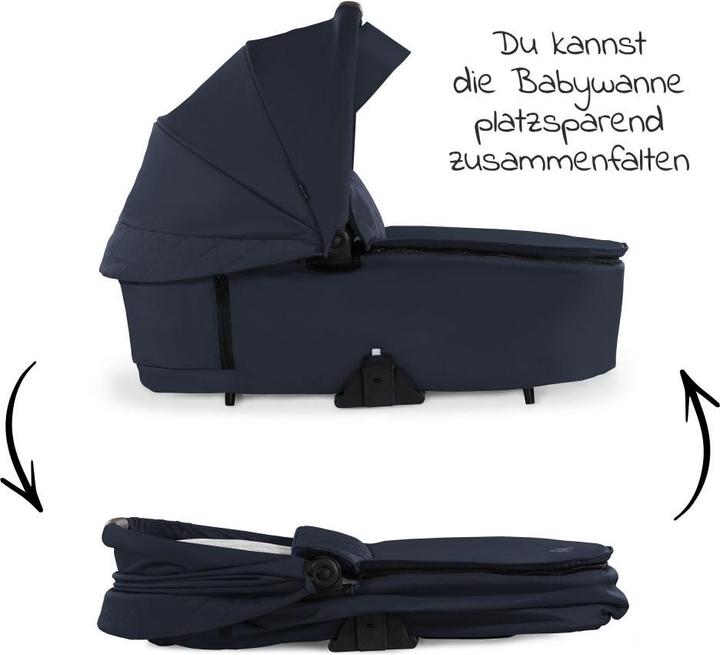Produktbild Hauck Kombikinderwagen Kombi-Kinderwagen Walk N Care Set inkl. Babywanne