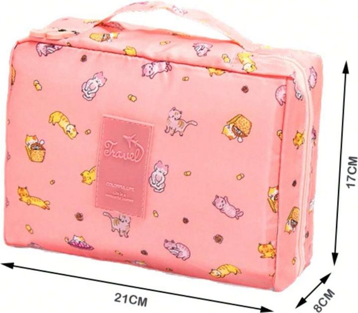 Actual product image Only-Bags.Store Portable carry-on cosmetic bag, large capacity travel storage bag, easy to carry