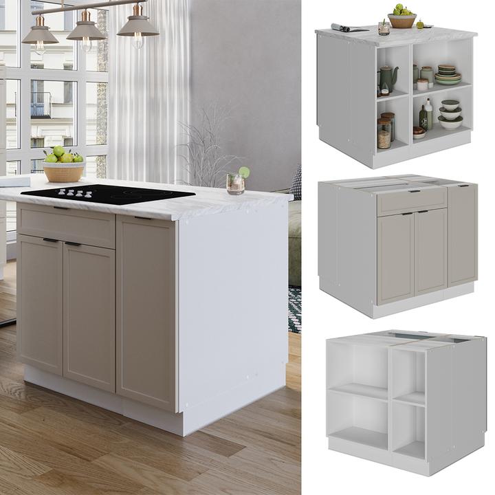 Actual product image Vicco Kücheninsel Fame-Line (90 x 82 x 82 cm)