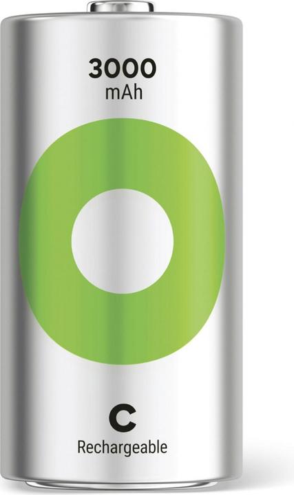 Actual product image GP Batteries Rechargeable batteries others (2 pcs., C, 3000 mAh)