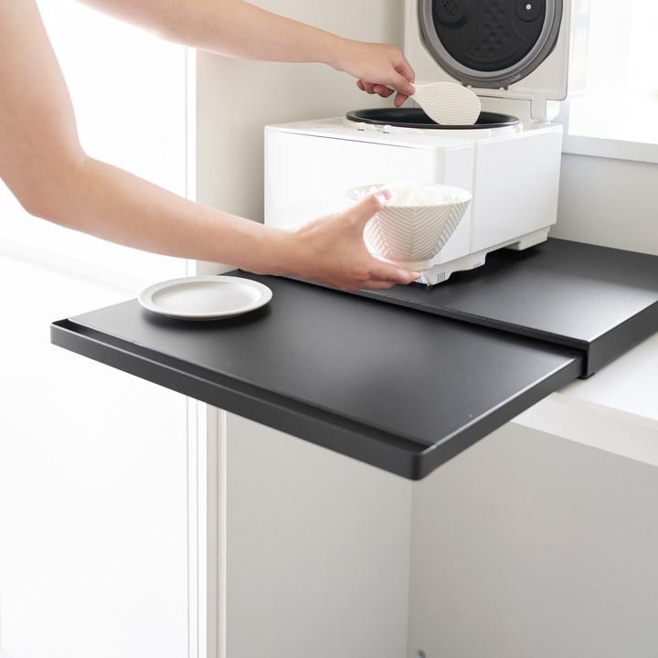 Actual product image Yamazaki Pull-out shelf for the TOWER kitchen unit