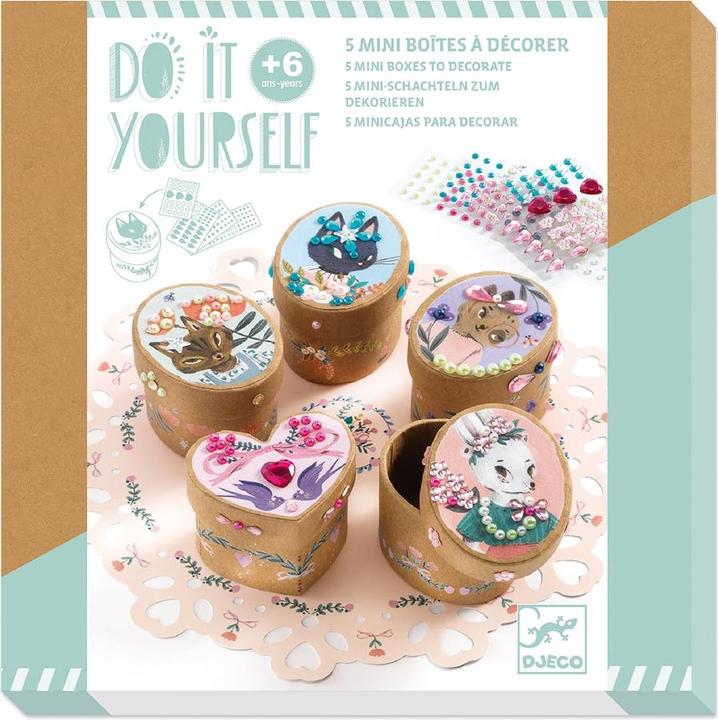 Produktbild Djeco DIY – 5 mini Schachteln zum dekorieren