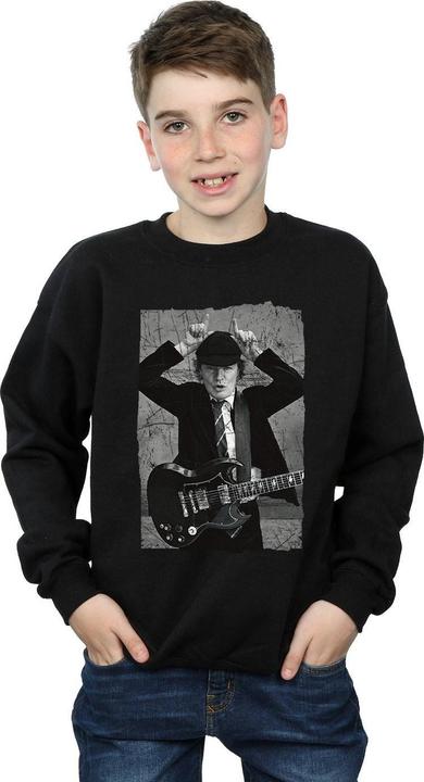 Immagine prodotto AC/DC Angus Young Distressed Photo Felpa Ragazzi (116)