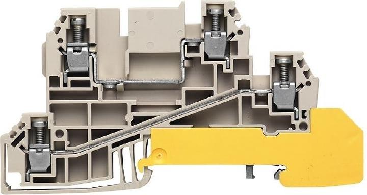 Produktbild Weidmüller WDL 2.5/L/L/PE Verteiler- Reihenklemme m.WQV 2,5qmm 1030200000 1