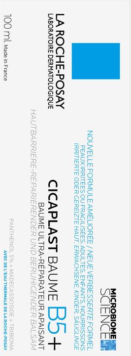 Energielabel La Roche Posay Cicaplast Baume B5 (Lichaamscrème, 100 ml)