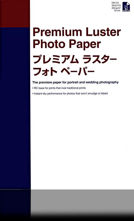 Image du produit Epson Papier photo Premium Luster (260 g/m², A2, 25 x)