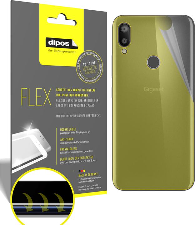 Produktbild Dipos Displayschutzfolie Full-Cover 3D (3 Stück, Gigaset GS190)