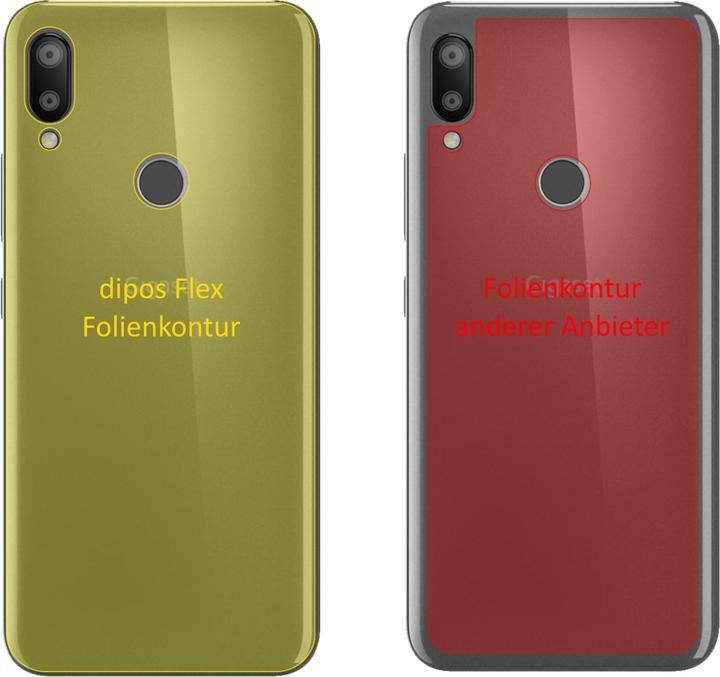Produktbild Dipos Displayschutzfolie Full-Cover 3D (3 Stück, Gigaset GS190)