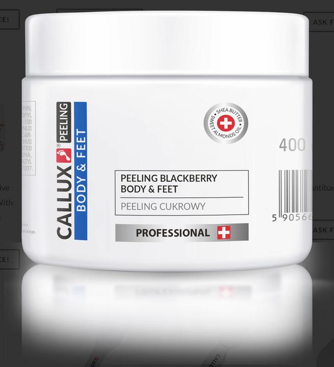 Actual product image Callux Pro Blackberry scrub 400g (Body lotion, 400 ml)