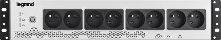 Produktbild Legrand Keor UPS PDU 800VA FR INPUT 8 FR OUTPUT Standby (Offline) 0.8 kVA 8 AC outlet(s)