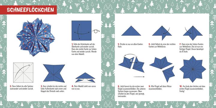 Actual product image 111 x Fold stars - Merry Christmas!