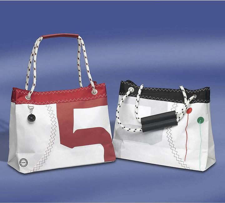 Actual product image Navyline Sea Wave - Shopping bag with dew handle