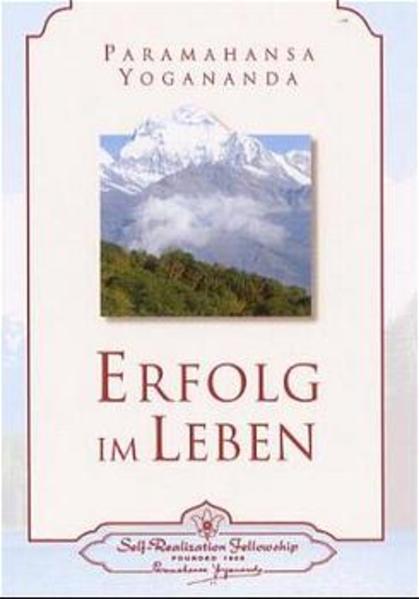 Produktbild Erfolg im Leben (Deutsch, Paramahansa Yogananda, 2002)