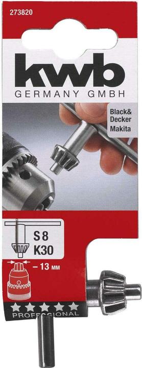 Image du produit kwb Clé pour mandrin S8 K30 13 mm