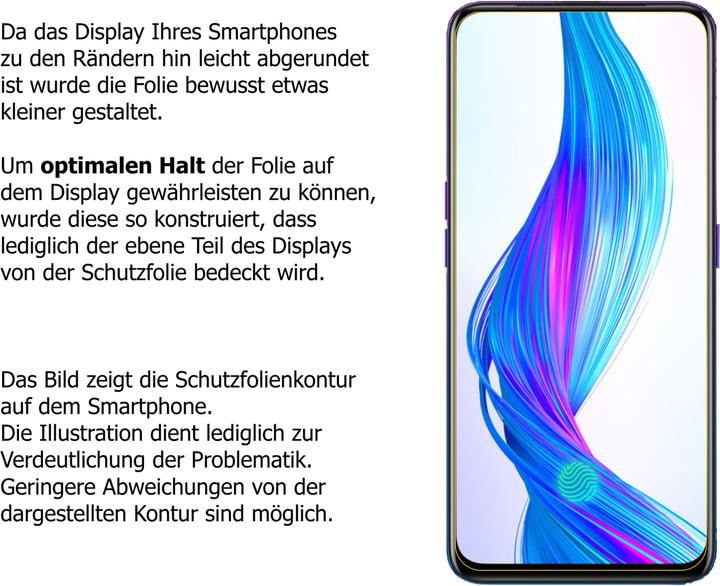 Produktbild Dipos Displayschutz Anti-Shock (2 Stück, Oppo Realme X Master Edition)