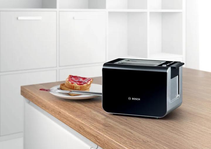 Immagine prodotto Bosch Hausgeräte Tostapane compatto, Styline, nero, TAT8613N