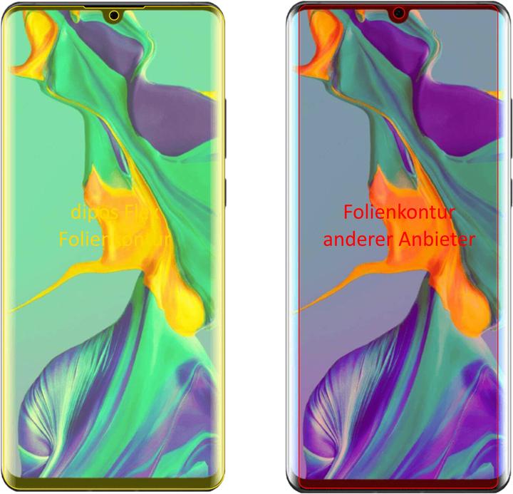 Produktbild Dipos Displayschutzfolie Full-Cover 3D (3 Stück, Huawei P30 Pro New Edition)