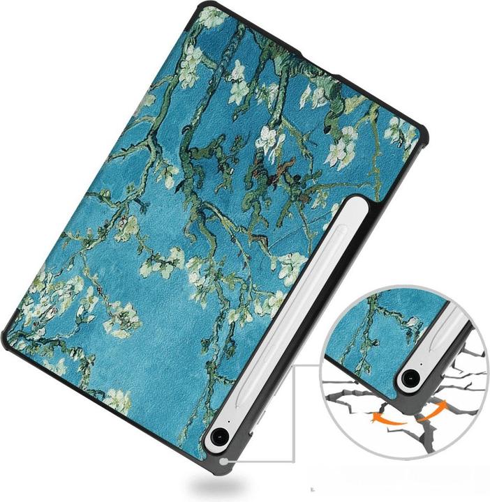 Produktbild Cover-Discount Galaxy Tab S9 FE - Tri-fold Smart Case Blüten (Galaxy Tab S9 FE)