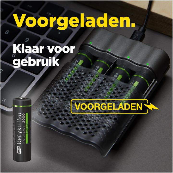 Immagine prodotto GP Batteries ReCyko Pro AA/Mignon (4 pz., AA, 2000 mAh)
