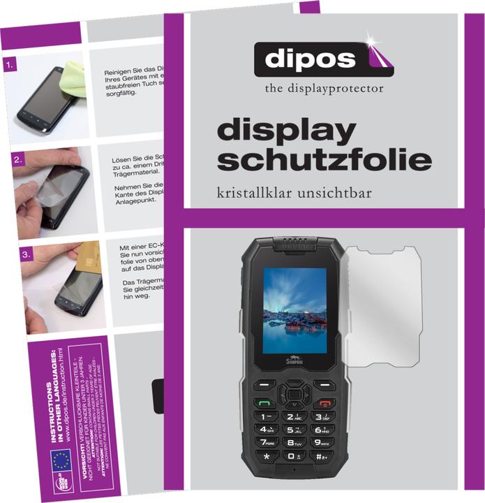 Actual product image Dipos Screen Protector Crystalclear (5 Piece, AGM M2)