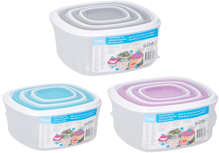 Carrefour Opbergdoos voedsel 12st PP