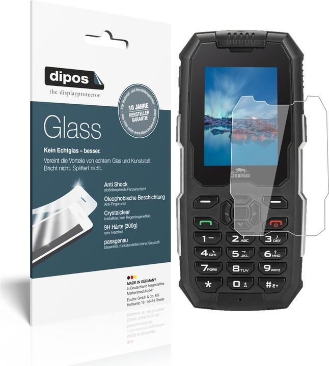 Actual product image Dipos Screen Protector Anti-Shock (2 Piece, Snopow M2)