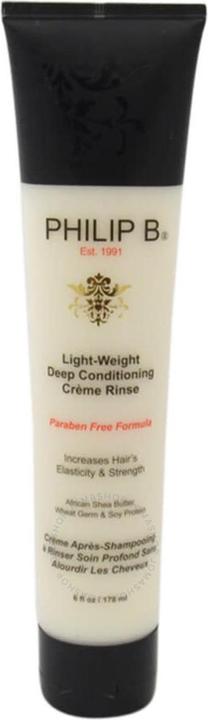 Actual product image Philip B. Light Weight - Deep Conditioning Crème Rinse Paraben Free (178 ml)