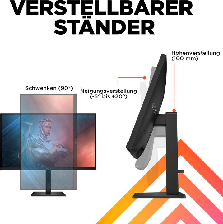 Image du produit HP OMEN/27/27"/IPS/FHD/165Hz/1ms/Black/2R (1920 x 1080 pixels, 27")