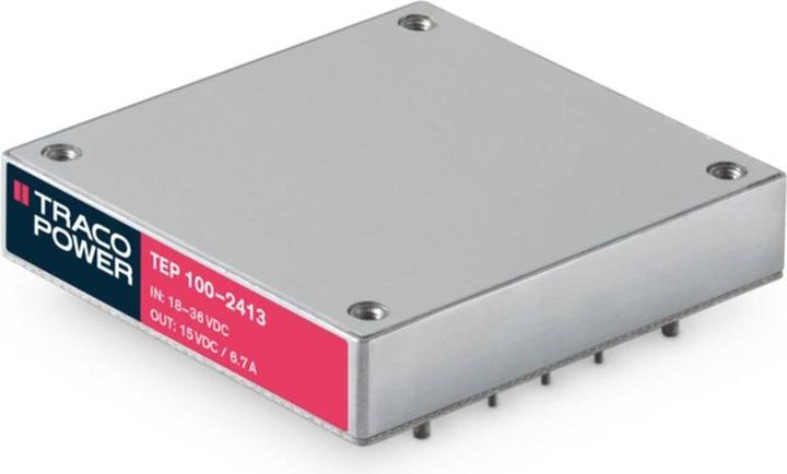 Actual product image TracoPower DC/DC converter,9-18Vin,5Vout 20A,100W