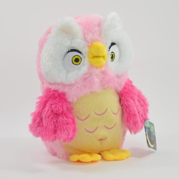 Actual product image Kögler Lab animal Lab owl, XXL with movable beak, "Nina" pink, 26x20cm Lab animal (26 cm)
