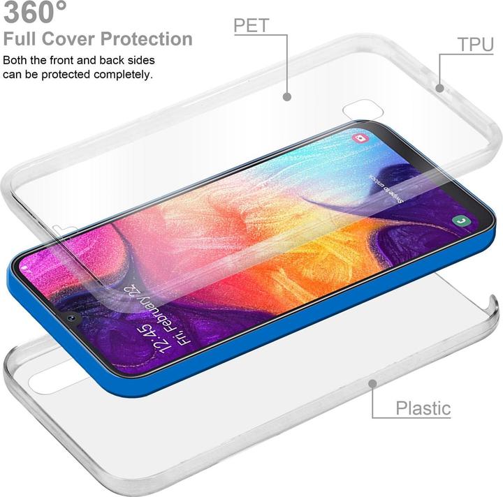 Productafbeelding Cadorabo TPU 360 graden hoesje (Samsung Galaxy A50, Samsung Galaxy A30)